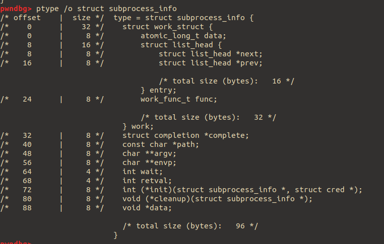 struct subprocess_info